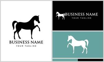 vector arabian horse logo template