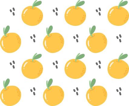 cute orange geometric shapes minimal retro pattern seamless. Ideal for fashion and textile design. Perfect for adding a touch of elegance to your projects vector