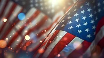 Happy indepedence day of America made with photo