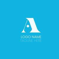 monogram a real estate logo design.letter a template vector