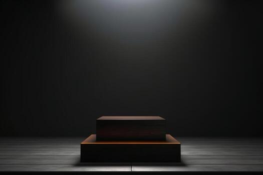 Ai Generative Photo of a podium for product presentation