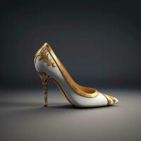 Ai Generative Photo of a woman shoes