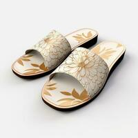 Ai Generative Photo of a women slipper