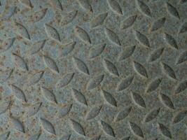 Old rusty black iron metal surface photo