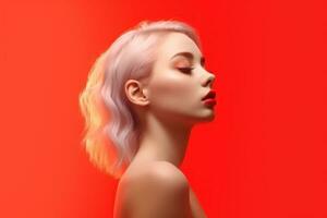 Ai Generative Photo portrait of a woman