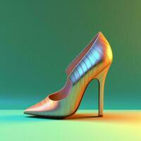 Ai Generative Photo of a woman shoes