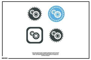 setting icon or logo vector