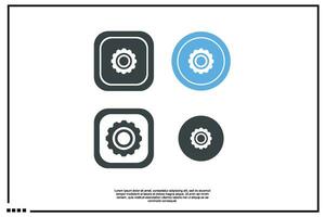 setting icon or logo vector