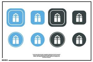 gift icon or logo vector