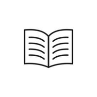 creative book icon design template vector