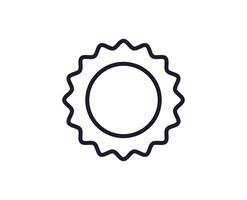 Beer concept. Modern outline high quality illustration for banners, flyers and web sites. Editable stroke in trendy flat style. Line icon of beer vector