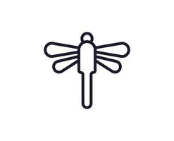Bug concept. Single premium editable stroke pictogram perfect for logos, mobile apps, online shops and web sites. Vector symbol isolated on white background.
