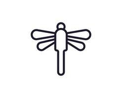 Bug concept. Single premium editable stroke pictogram perfect for logos, mobile apps, online shops and web sites. Vector symbol isolated on white background.