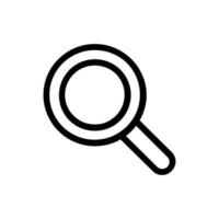 search icon simple design, illustration, logo in white background vector