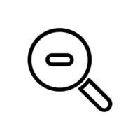 search icon simple design, illustration, logo in white background vector