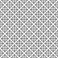 Black and white seamless pattern texture. Greyscale ornamental graphic design. Mosaic ornaments. Pattern template. vector