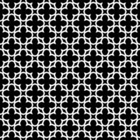 Black and white seamless pattern texture. Greyscale ornamental graphic design. Mosaic ornaments. Pattern template. vector