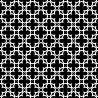 Black and white seamless pattern texture. Greyscale ornamental graphic design. Mosaic ornaments. Pattern template. vector