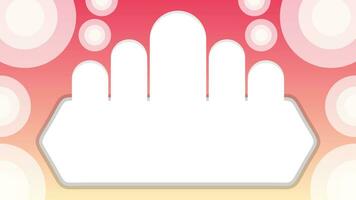 Islamic gradient modern and clean background vector