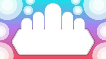 Islamic gradient modern and clean background vector
