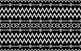 azteca sin costura modelo. alfombra textil impresión textura tribal diseño, geométrico símbolos para logo, tarjetas, tela decorativo obras. tradicional impresión vector ilustración. en negro y blanco antecedentes.