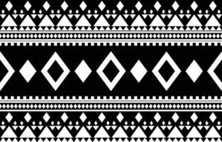 azteca sin costura modelo. alfombra textil impresión textura tribal diseño, geométrico símbolos para logo, tarjetas, tela decorativo obras. tradicional impresión vector ilustración. en negro y blanco antecedentes.