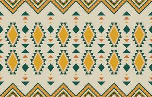 Ethnic abstract ikat art. Aztec ornament print. geometric ethnic pattern seamless  color oriental.  Design for background ,curtain, carpet, wallpaper, clothing, wrapping, Batik, vector illustration.