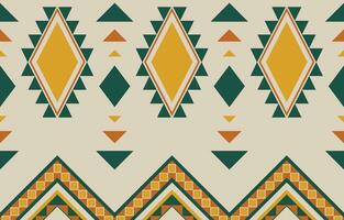 Ethnic abstract ikat art. Aztec ornament print. geometric ethnic pattern seamless  color oriental.  Design for background ,curtain, carpet, wallpaper, clothing, wrapping, Batik, vector illustration.