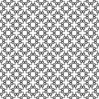 Black and white seamless pattern texture. Greyscale ornamental graphic design. vector