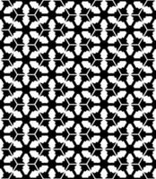 Black and white seamless pattern texture. Greyscale ornamental graphic design. Mosaic ornaments. Pattern template. vector