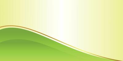 Gradient green background with leaf pattern, free copy space area. Template for banner, poster, social media, web. vector