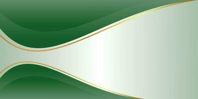 Gradient green background with leaf pattern, free copy space area. Template for banner, poster, social media, web. vector