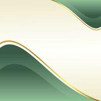 Gradient green background with leaf pattern, free copy space area. Template for banner, poster, social media, web. vector