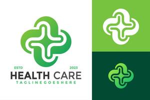 Health care cross Logo design vector symbol icon illustration