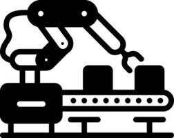 solid icon for assembled vector