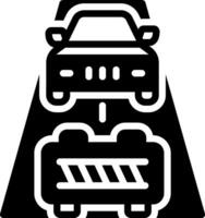 solid icon for blocking vector