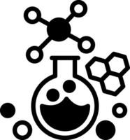 solid icon for sciences vector