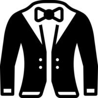 solid icon for suit vector