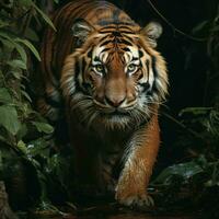 Portrait of beautiful a bengal tiger photo