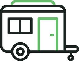 Caravan icon vector image. Suitable for mobile apps, web apps and print media.