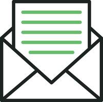 Email icon vector image. Suitable for mobile apps, web apps and print media.