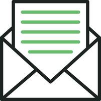 Email icon vector image. Suitable for mobile apps, web apps and print media.