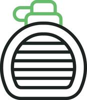 Canteen icon vector image. Suitable for mobile apps, web apps and print media.