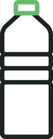 Bottle icon vector image. Suitable for mobile apps, web apps and print media.