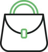 Handbag icon vector image. Suitable for mobile apps, web apps and print media.