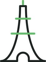 Eiffel Tower icon vector image. Suitable for mobile apps, web apps and print media.