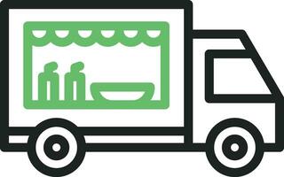 Food Truck icon vector image. Suitable for mobile apps, web apps and print media.
