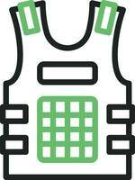 Bulletproof Jacket icon vector image. Suitable for mobile apps, web apps and print media.