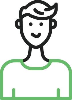 Boy icon vector image. Suitable for mobile apps, web apps and print media.