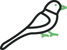 Bird icon vector image. Suitable for mobile apps, web apps and print media.